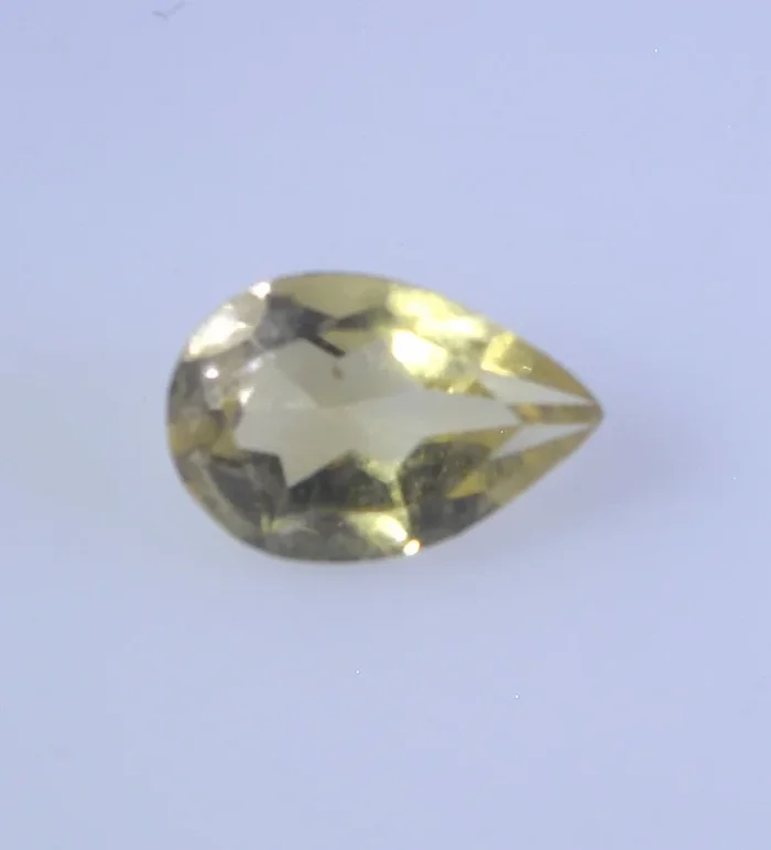 Citrine 1PC Chunky 15×20 MM Pear Faceted Yellow Luster Semi Precious Loose Gemstones