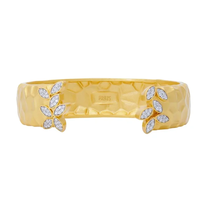City Petals Hammered Cuff