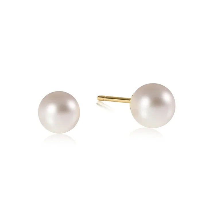 classic 8mm ball stud – pearl