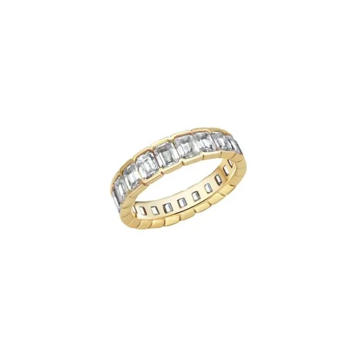 Classic Emerald Cut Eternity Ring