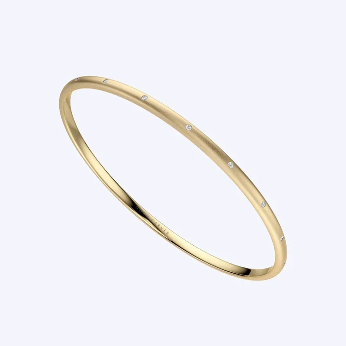Cleo Diamond Accented Bangle