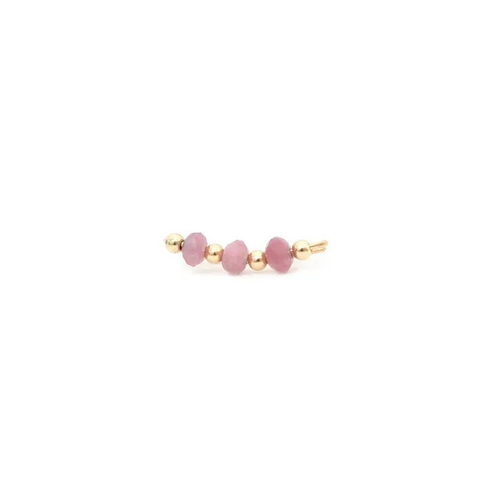 Climber PM (or laminé 585/1000) – Prisme (tourmaline rose)