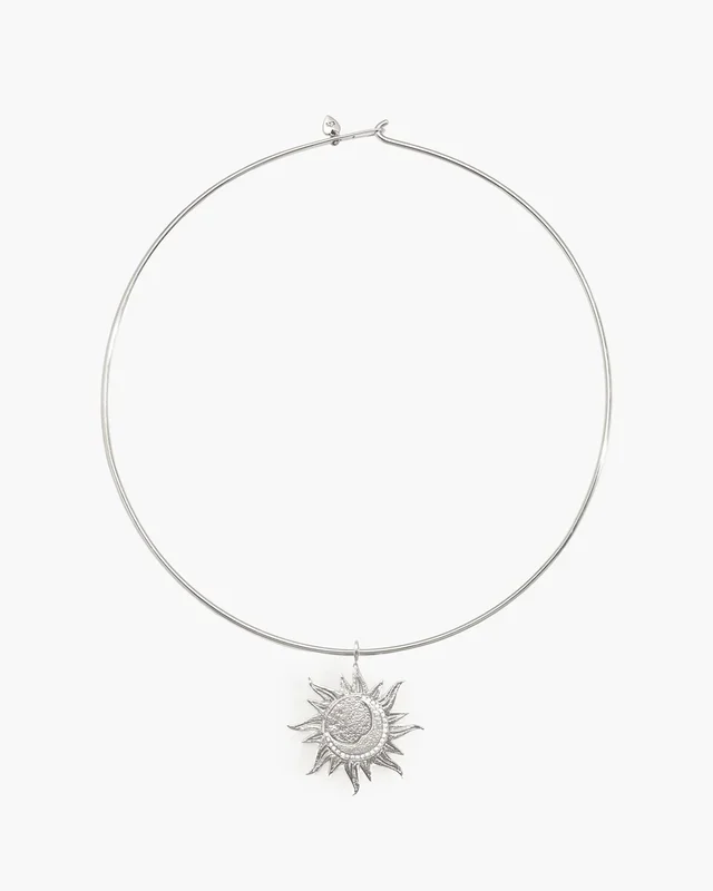 Collar Choker Astra en Plata