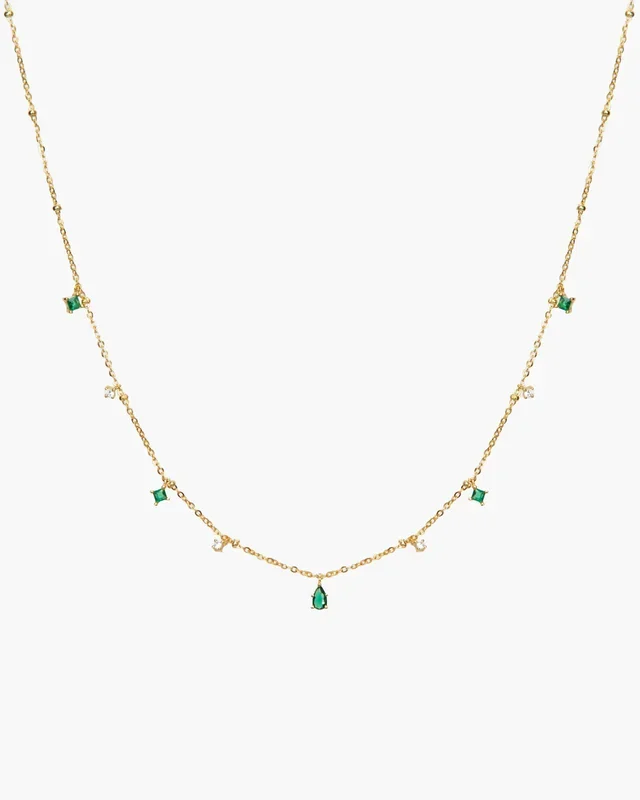 Collier Elysee Vert Émeraude