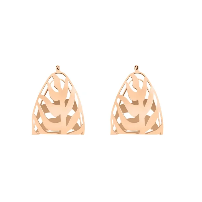 Creoles Ginette NY Palms in rose gold – Lepage