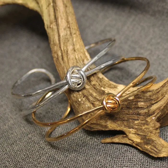 Crucian Knot Cuff Bracelet
