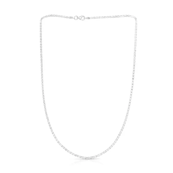 Dainty Sunburst Necklace (Silver)