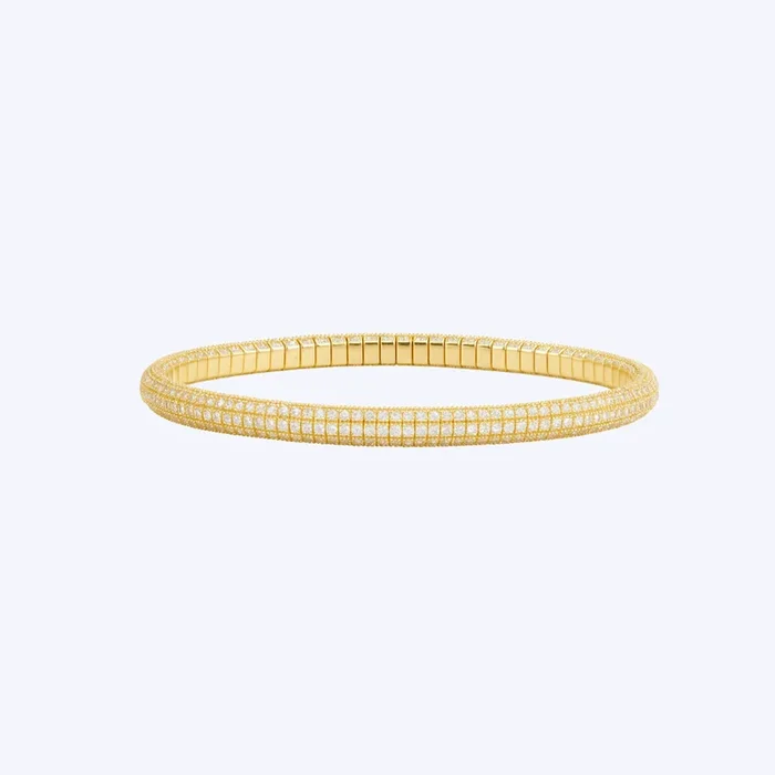 Diamond Pave Stretch Bangle