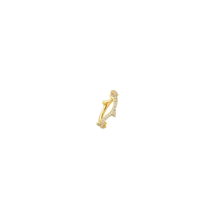 Dior Bois de Rose ring in yellow gold and diamond pavement – Lepage