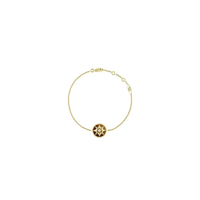 Dior Rose des Vents bracelet in yellow gold, diamonds and tiger eye – Lepage