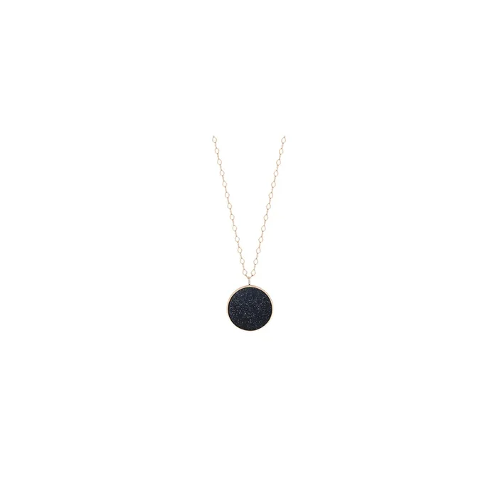Disc Ginette NY Ever women’s necklace pink gold blue sand EVEB1 – Lepage