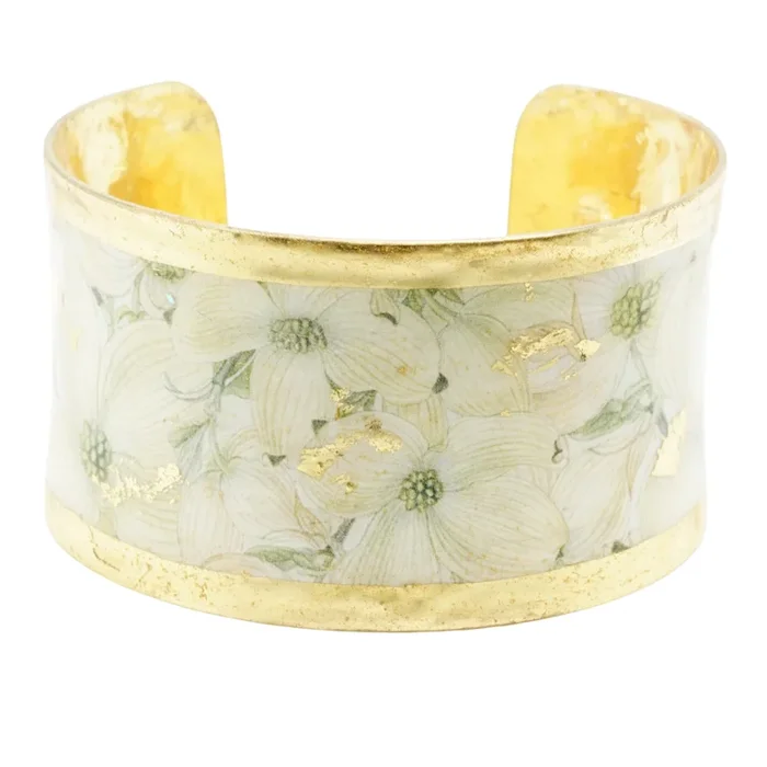 Dogwood White 1.5″ Corset Cuff