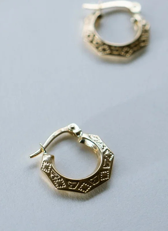 Donna lapide oorbellen 14k goud