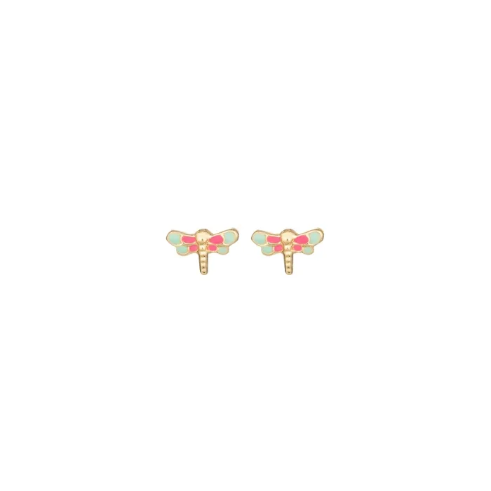 Dragonflies earrings in yellow gold | LEPAGE
