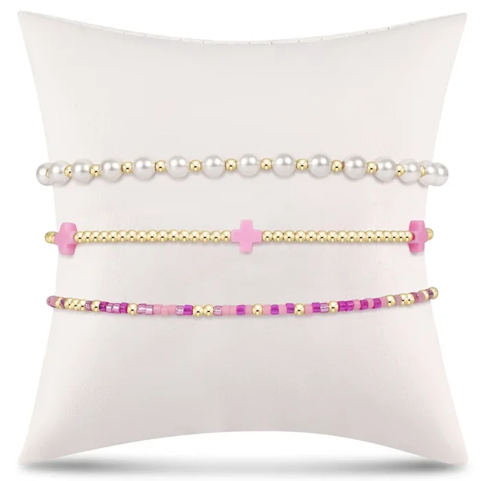 e’s gift drawer stack – gold bright pink