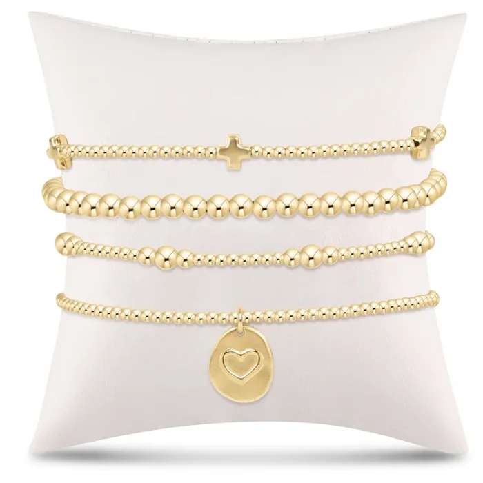 e’s go-to gift stack – gold small inspire love