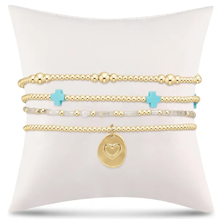 e’s go-to gift stack – turquoise small inspire love