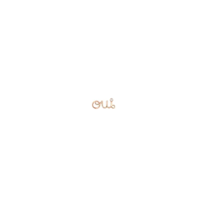Earring woman Dior pink gold diamond Oui JOUI95032 – Lepage