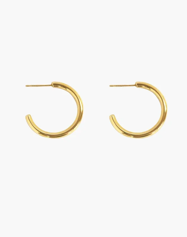 Endlos-Creolen 30 mm in Gold