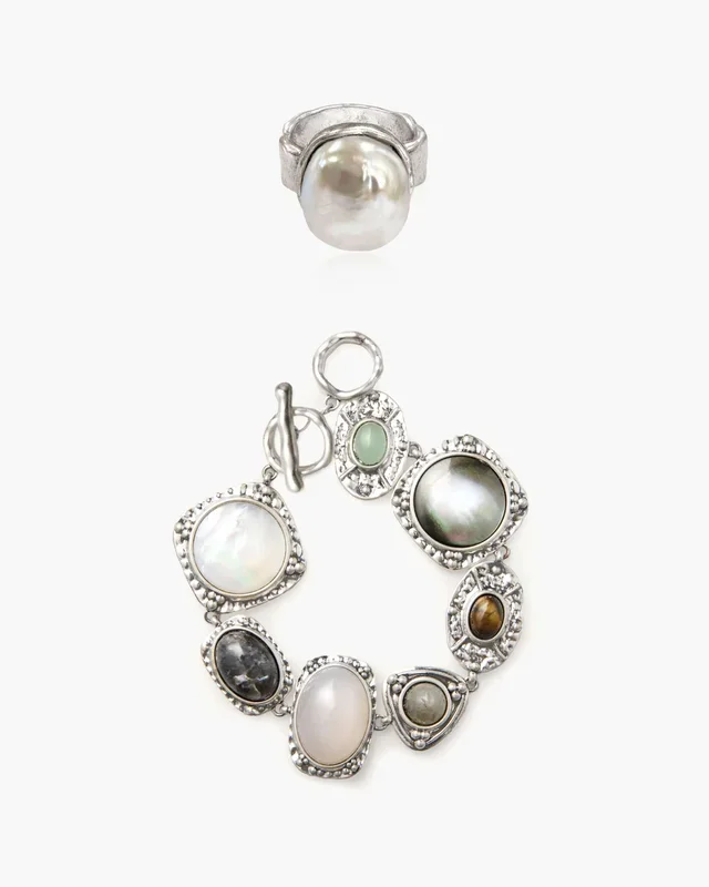 Ensemble de Bracelet Athena et Bague Iris