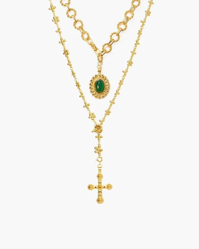 Ensemble de Collier Esmeralda