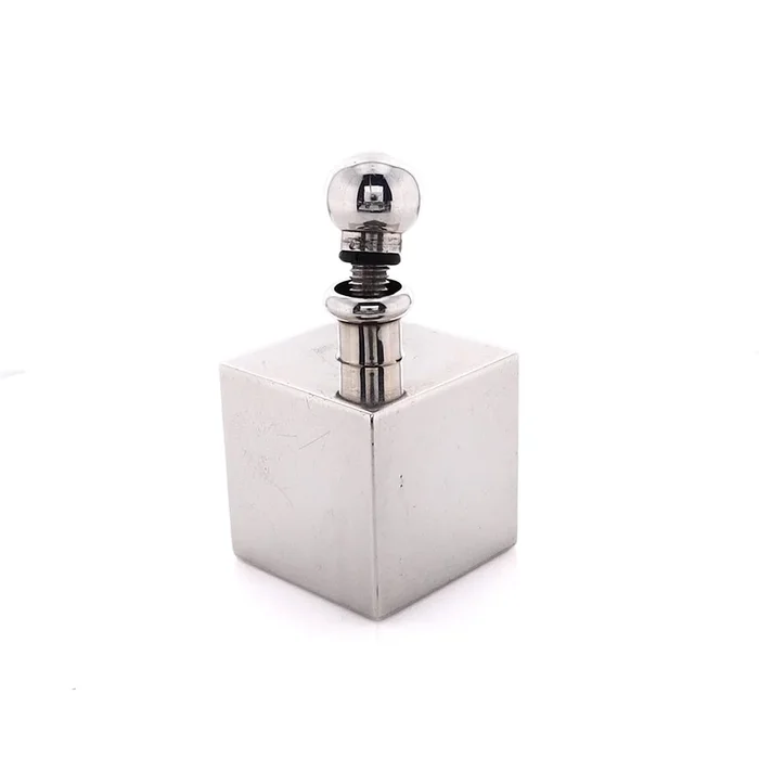 Estate Tiffany & Co Sterling Silver Square Perfume Box