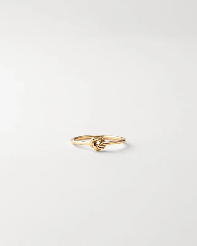 Eternal Knot Dainty Ring