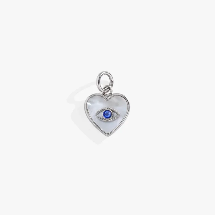Evil Eye Heart Interchangeable Charm