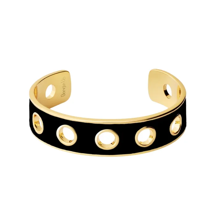 EYELET bangle – Carbon Black