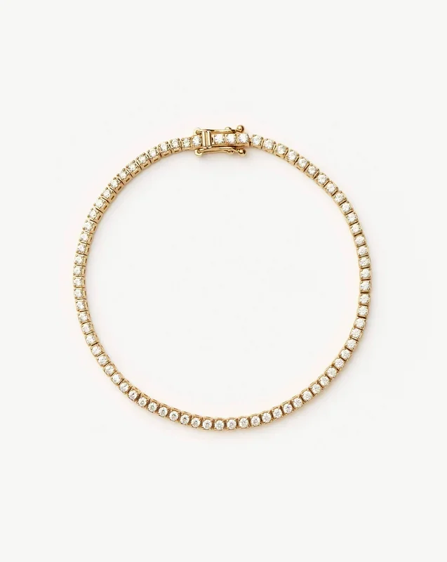 Fine Diamond Tennis Bracelet – Size XS/S | 14k Solid Gold Lab Grown Diamonds