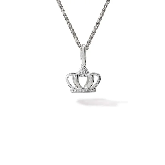 Finnish Epiphany Crown Charm Pendant Silver