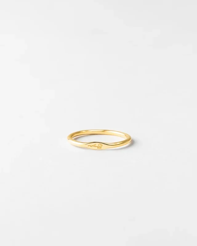 Floral Micro Signet