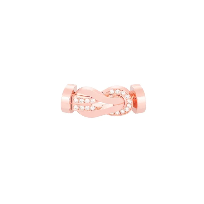 Fred Chance Infinie buckle large model rose gold diamonds | LEPAGE