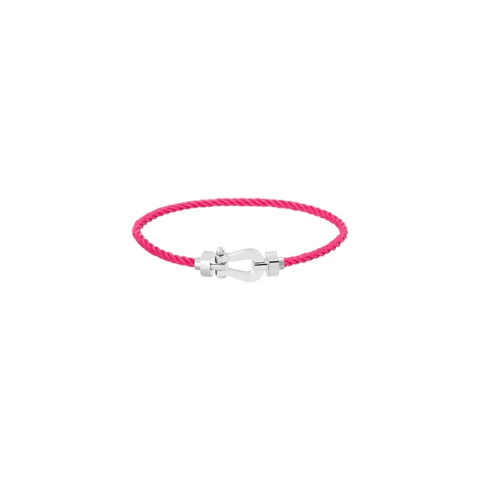 FRED Force 10 bracelet in white gold and rosewood cable | Lepage