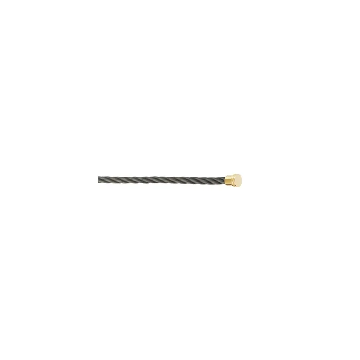 Fred Force 10 Kaki Medium steel cable, yellow gold plated – Lepage