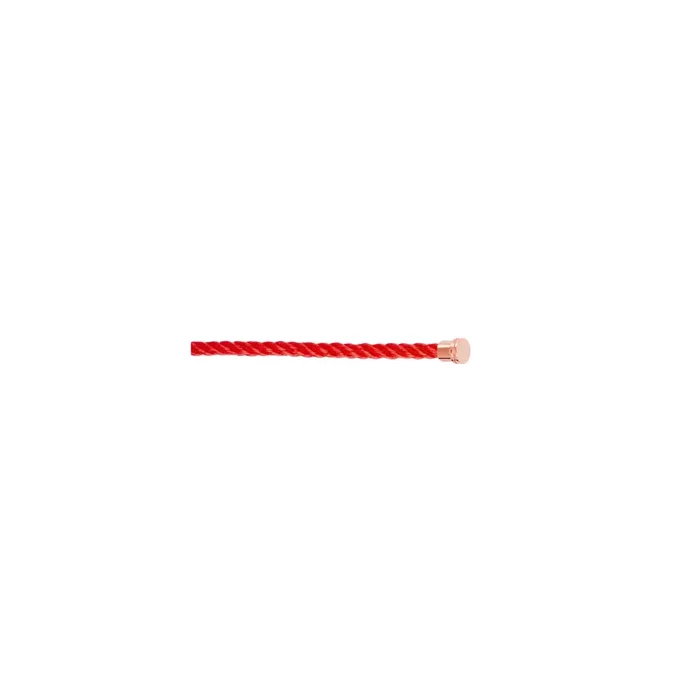 Fred Force 10 Red Medium Rose Gold plated steel cable – Lepage