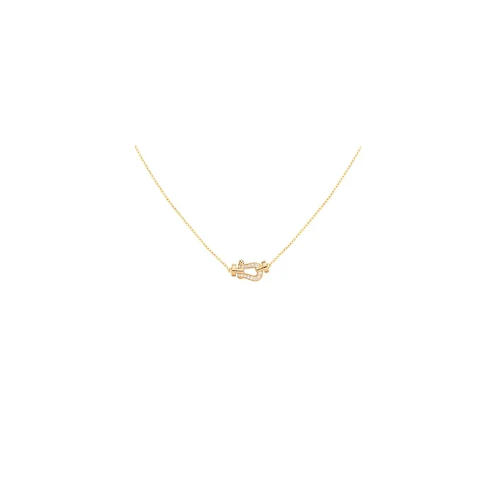Fred Force 10 small necklace in yellow gold and diamonds – Lepage