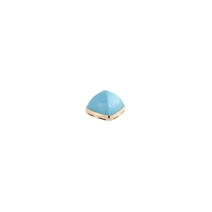 Fred Pain de Sucre cabochon, yellow gold and turquoise- Lepage