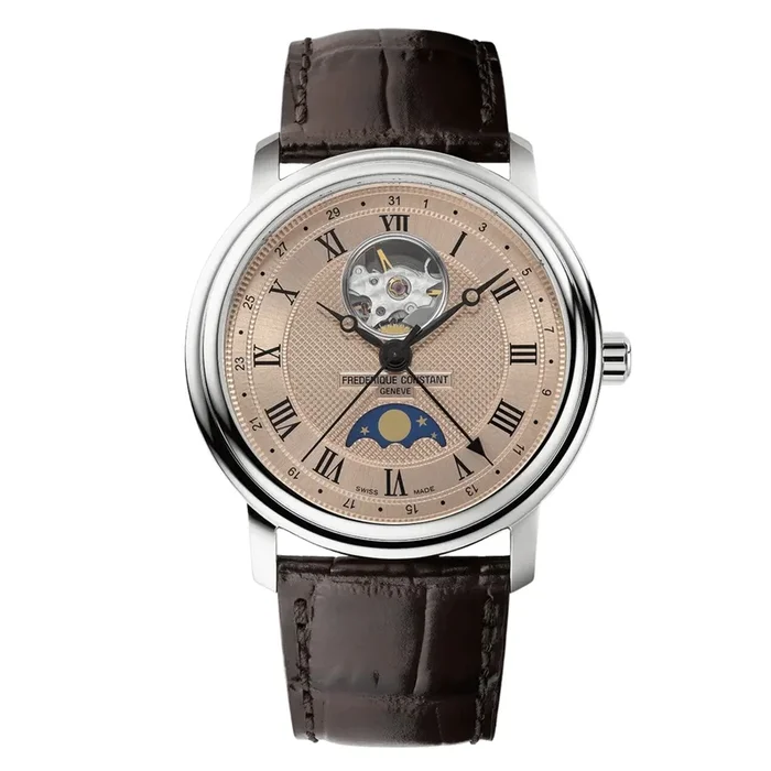 Frédérique Constant Classics Heart Beat Moonphase Date Watch FC-335MCSALB4P26 – Lepage