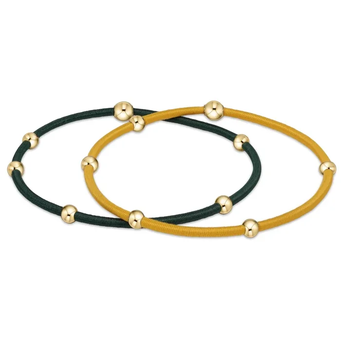 Gameday “e”ssentials Set – Dark Green-Golden Yellow
