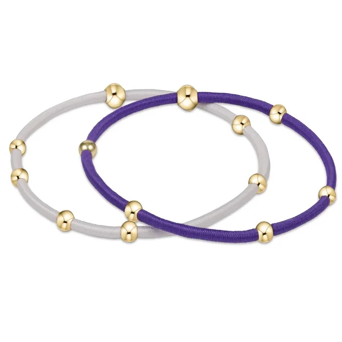 Gameday “e”ssentials Set – Purple-White