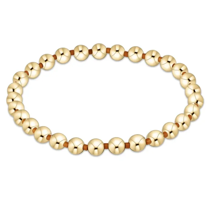 Gameday Hope Grateful 5mm Bead Bracelet – Burnt Orange