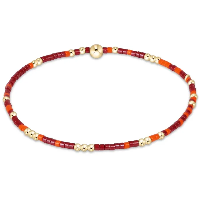Gameday Hope Unwritten Bracelet – Bright Orange-Wine
