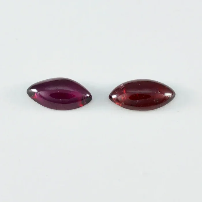 Garnet 1PC Medium 7×14 MM Marquise Cabochon Red High-Quality semi Precious Loose Gemstones