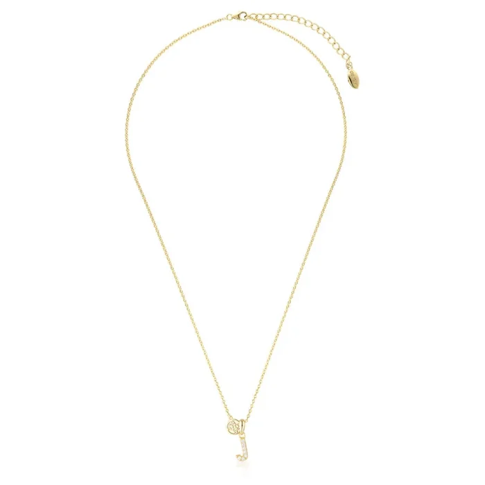 Georgini Sterling Silver Gold Plated Luxury Letters J Pendant On Chain
