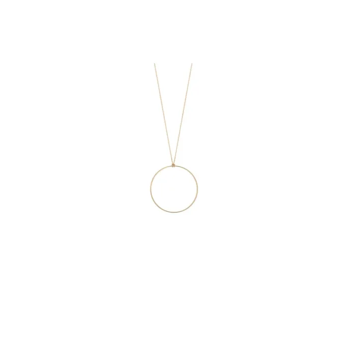Ginette NY Circle rose gold necklace, Ginette NY necklace – Lepage