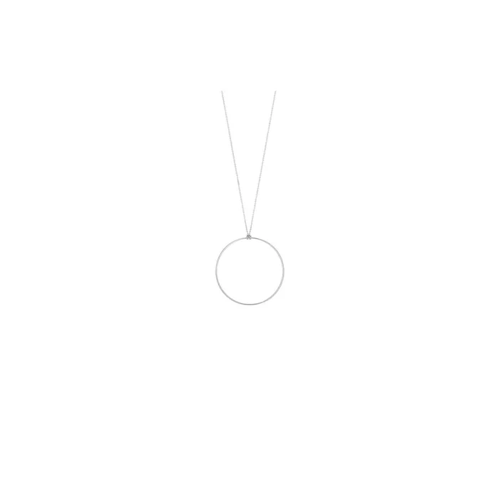 Ginette NY Circle white gold necklace CCE001G, Ginette NY – Lepage