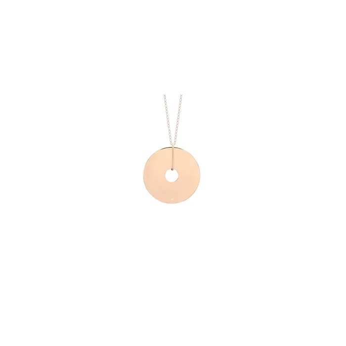 Ginette NY Donut Jumbo necklace in pink gold – Lepage
