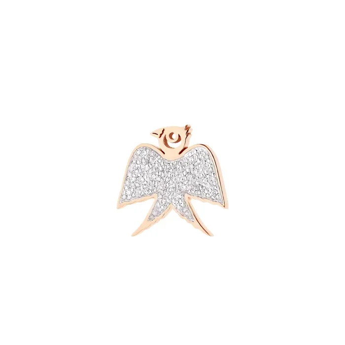 Ginette NY Georgia Solo chip in rose gold and diamonds – Lepage