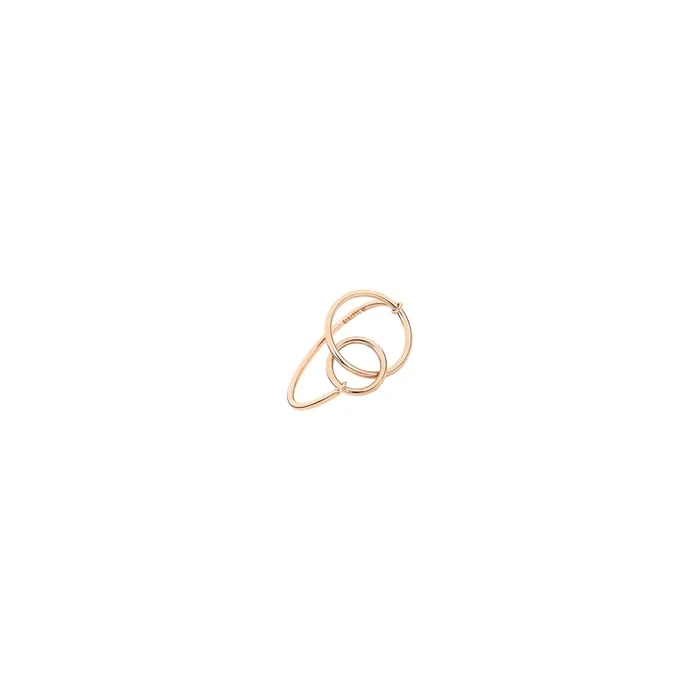 Ginette NY Tiny Circle ring in RTC pink gold, ginette jewelry – Lepage